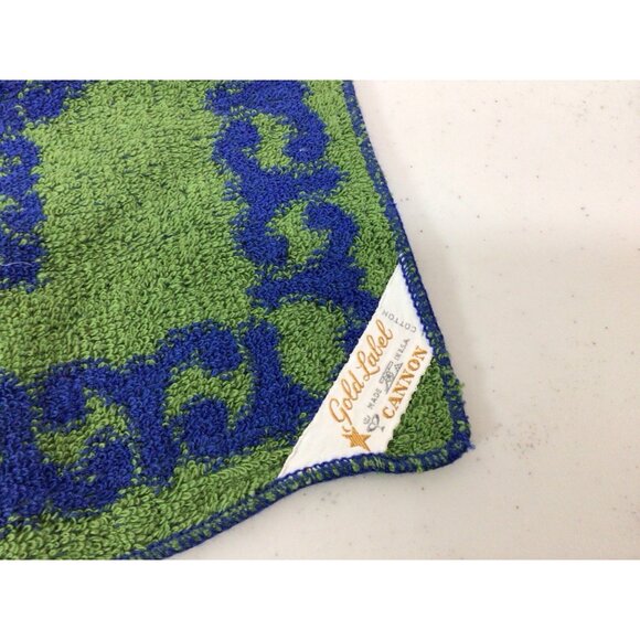 Vintage Mid Century Retro 70s Washcloths X 3 & Hand Towel Lot - Picture 6 of 6